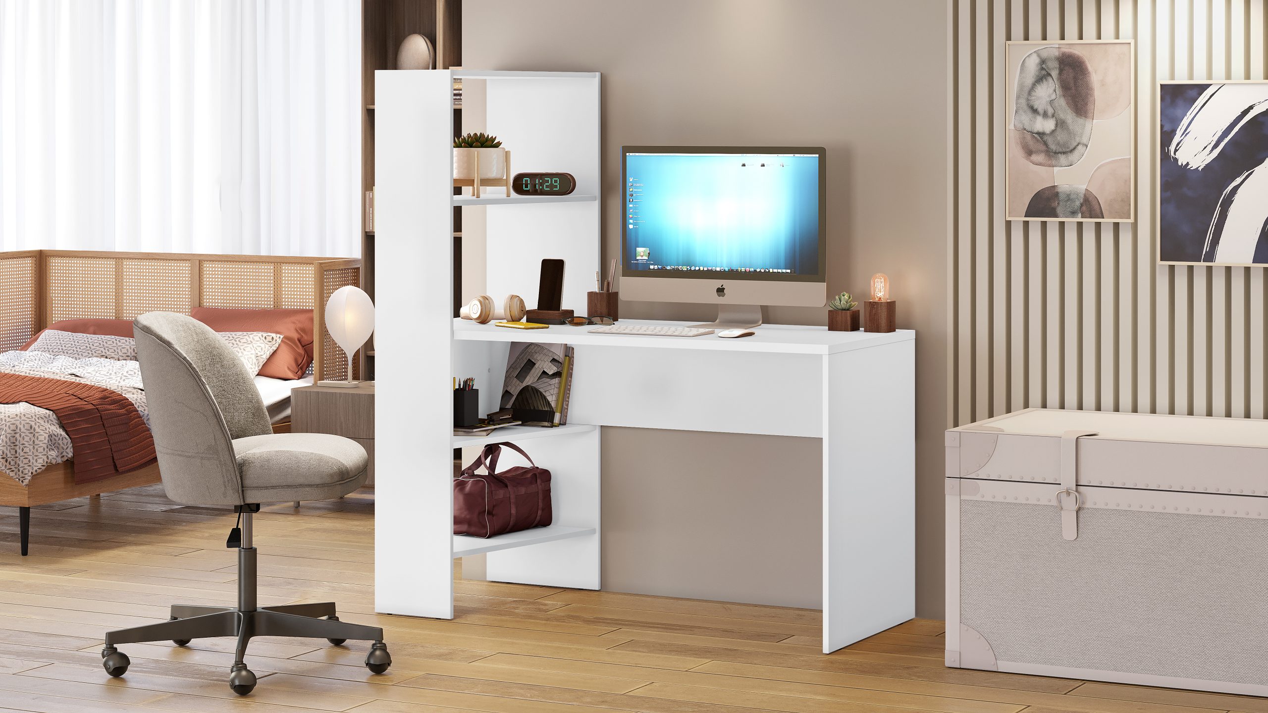 Como escolher a mesa de escritório perfeita para você? Veja 3 opções lindas da Notável.